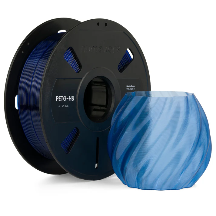 Numakers PETG Translucent Ice Blue 1.75mm 1kg 