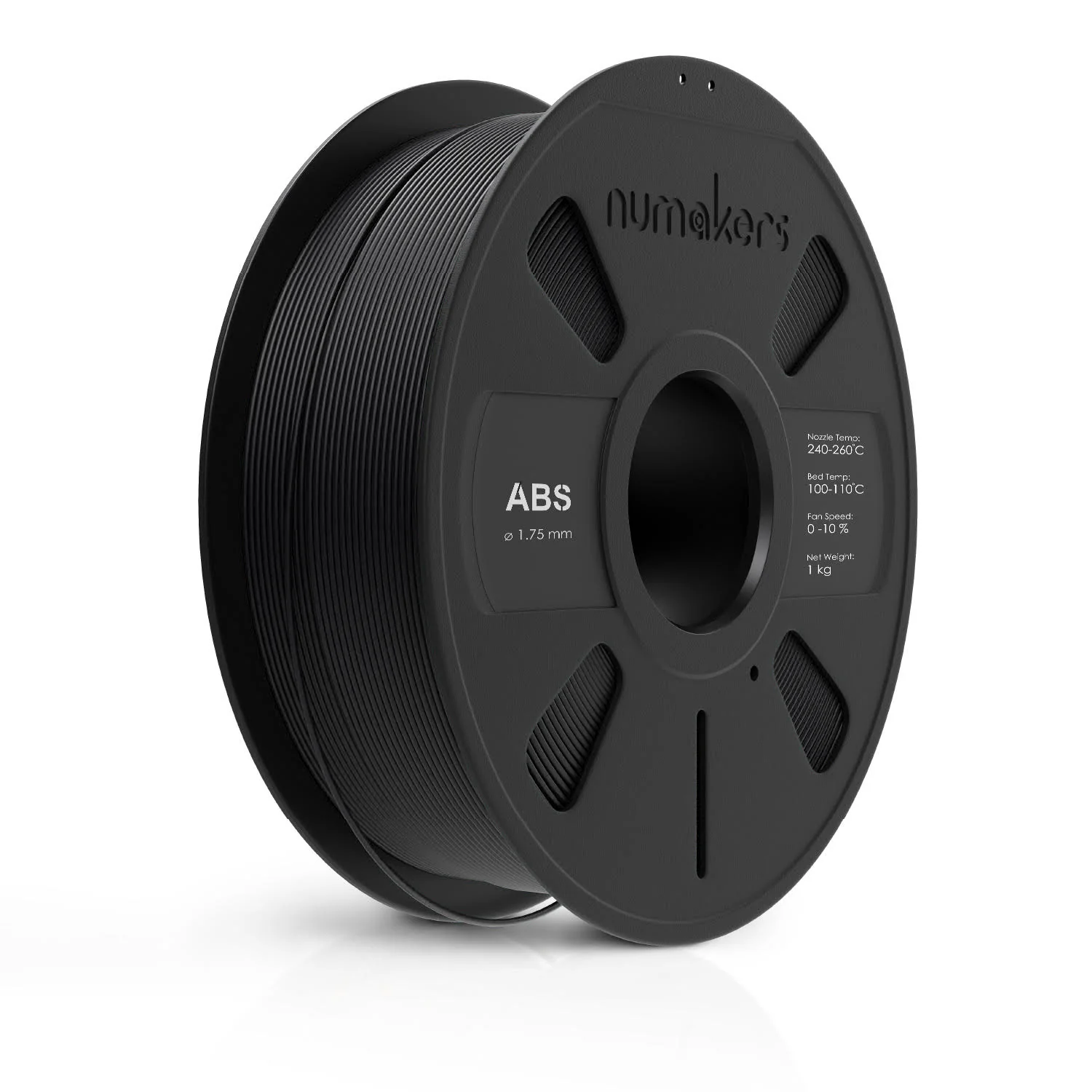 Numakers ABS Pitch Black 1.75mm 1kg