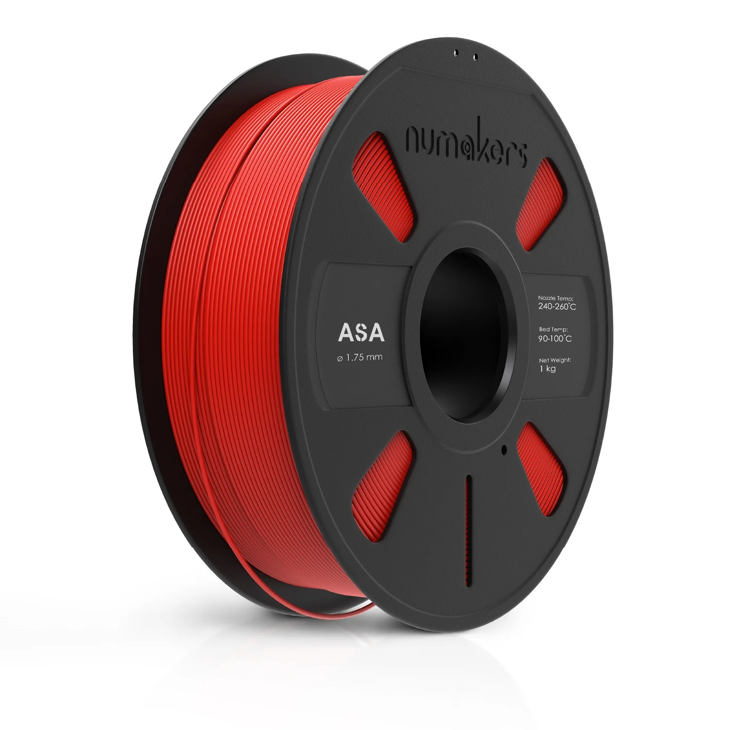Numakers ASA Apple Red 1.75mm 1kg