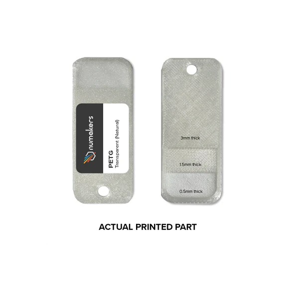 Numakers PETG Transparent 1.75mm 1kg